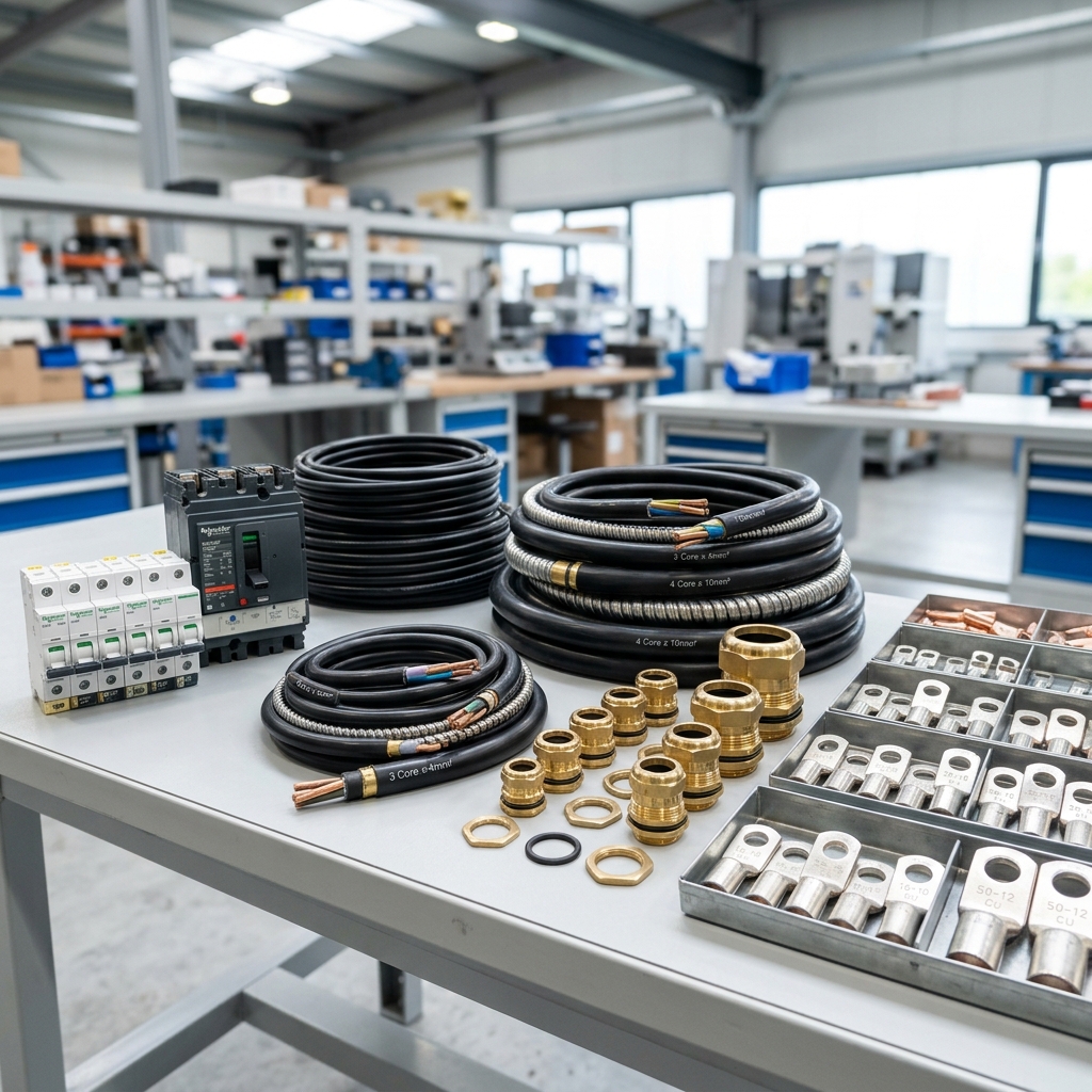 Industrial electrical switchgear and circuit breakers